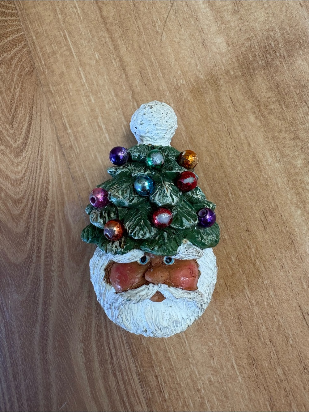 Santa Tree Holiday brooch